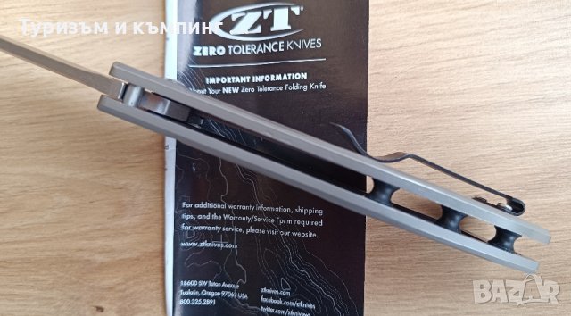 Сгъваем нож ZT 0808 / ZT 0801, снимка 11 - Ножове - 44246277