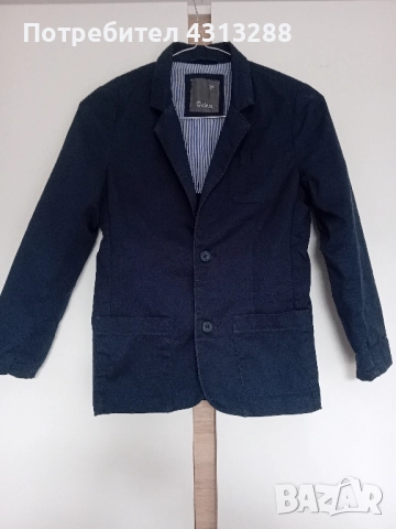 Сако 128см,тъмно син цвят 