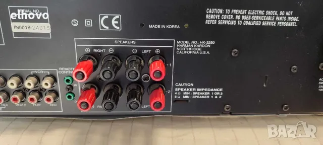 Ресивър Harman/Kardon HK 3250#1, снимка 3 - Ресийвъри, усилватели, смесителни пултове - 47518005