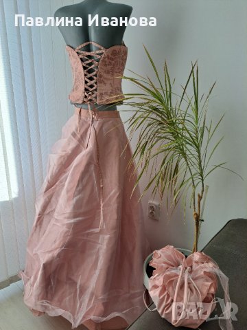 Намаление-Абитюрентска рокля + чантичка, снимка 3 - Рокли - 39243779