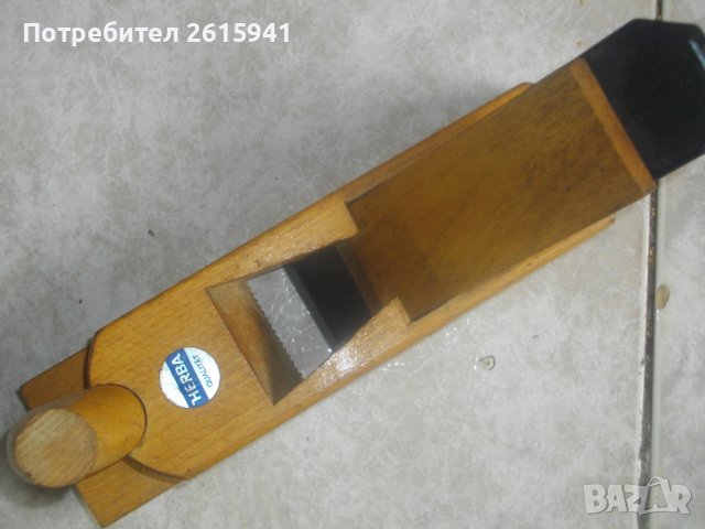 Ново Немско Ръчно Дърводелско Ренде-HERBA-Старо Качество-Нож 48 мм/Стружуване 10 мм-Буково
