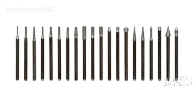 Kомплект диамантени шлифовъчни фрези PARKSIDE® PMZS A1 / 20 части, снимка 3 - Диамантени и режещи инструменти - 41644157