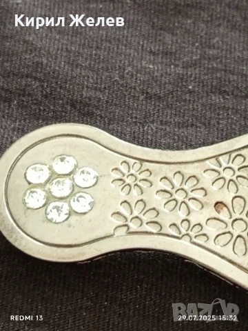 КАТАРАМА за КОЛАН с КРИСТАЛИ РЯДКА КРАСИВ СТИЛЕН ДИЗАЙН 12226, снимка 3 - Колани - 51180227