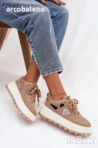 Дамски изолирани маратонки на платформа Florinda, снимка 7 - Маратонки - 52346730