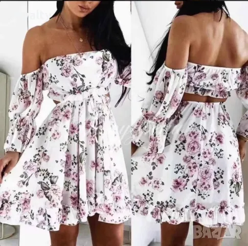 Дамска стилна рокля Различни цветове , снимка 5 - Рокли - 50414215