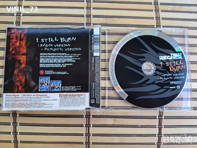 Tobias Regner – I Still Burn, снимка 2 - CD дискове - 50371025