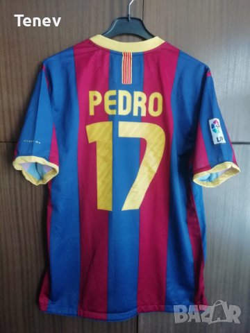 Barcelona Pedro Nike 2010-2011 оригинална футболна тениска фланелка Барселона Педро , снимка 2 - Тениски - 41509542