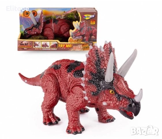 Динозавър с движещи се крайници, звук и светлина, снимка 4 - Други - 52745124