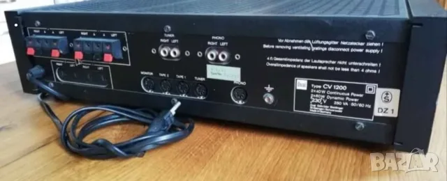 Усилвател Dual CV-1200, снимка 3 - Ресийвъри, усилватели, смесителни пултове - 56350010