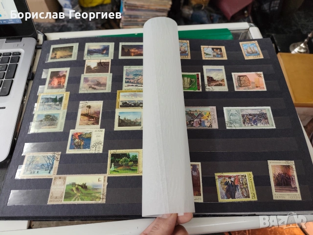 Голям класьор с пощенски марки, снимка 4 - Филателия - 53365461