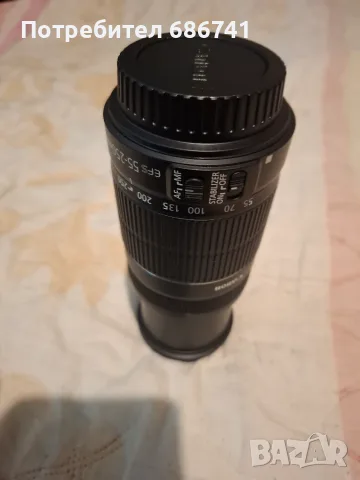 Обектив Canon EF-S 55-250 mm 1:4-5,6 IS II, снимка 4 - Обективи и филтри - 55984209