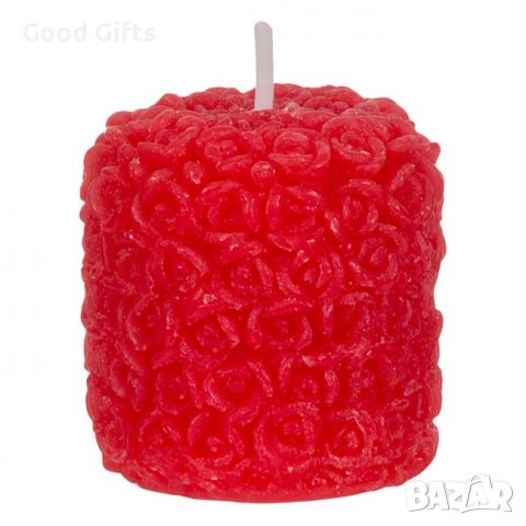Ароматна свещ 3D релефни рози