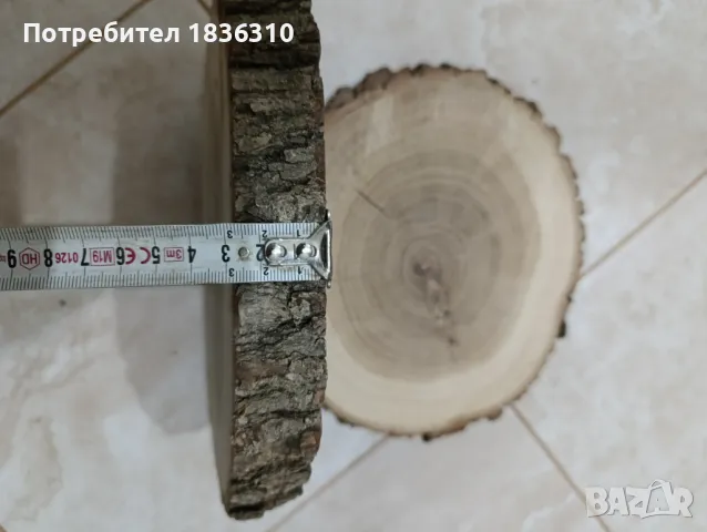  Дървени шайбй ф25см, снимка 3 - Декорация за дома - 48839910