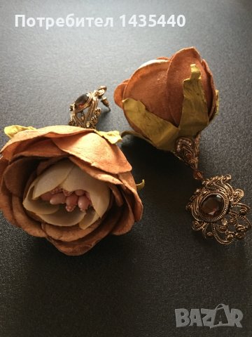 Обеци  от серията “Тайната градина” на дизайнерката Анелия Милчева, снимка 3 - Обеци - 41678185