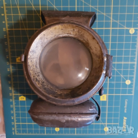  Автикварен газов вело или жп фар "HAECKEL's STAR" 1910г.