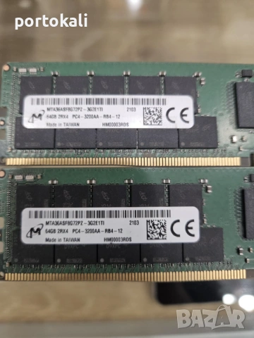 64GB ECC DDR4 RAM 3200MHz RDIMM SERVER сървърна РАМ памет , снимка 3 - RAM памет - 53420280