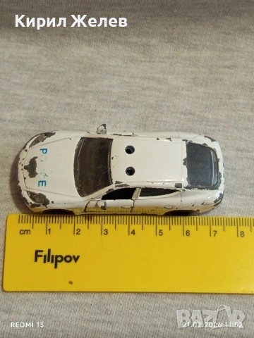 Метална количка Police Porsche Panamera за КОЛЕКЦИЯ ДЕКОРАЦИЯ 27028, снимка 6 - Колекции - 53570618