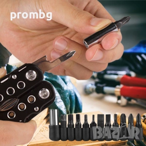 мултифункционален инструмент, клещи, 25 ч, битове, остриета, Германия, снимка 5 - Клещи - 34814592