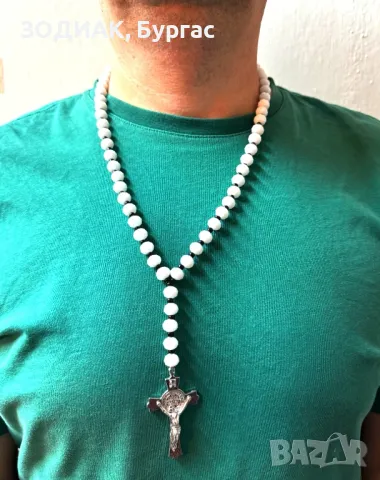 Гердан / Броеница с КРЪСТ, снимка 2 - Колиета, медальони, синджири - 26681245