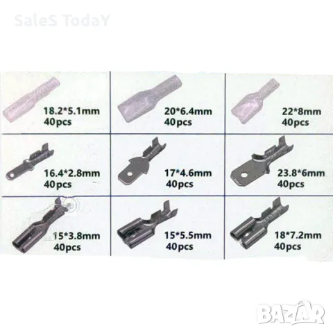 Комплект кабелни обувки, 360 БР, снимка 2 - Аксесоари и консумативи - 47563741