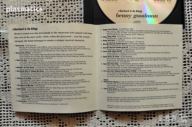 CD - Benny Goodman – Jazz, снимка 3 - CD дискове - 40885585
