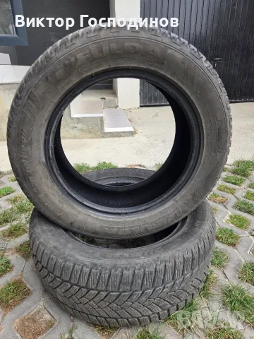 2 бр. зимни гуми Fulda Kristall Control HP2 225/55 R16 95H – DOT 2022 – 7 мм – Германия, снимка 3 - Гуми и джанти - 56179641