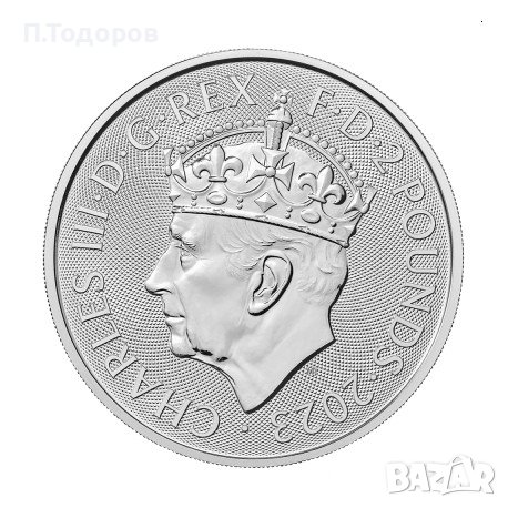 НОВО!!! Сребро 1 oz "КОРОНАЦИЯТА" Крал Чарлс III - 2023, снимка 2 - Нумизматика и бонистика - 42153786