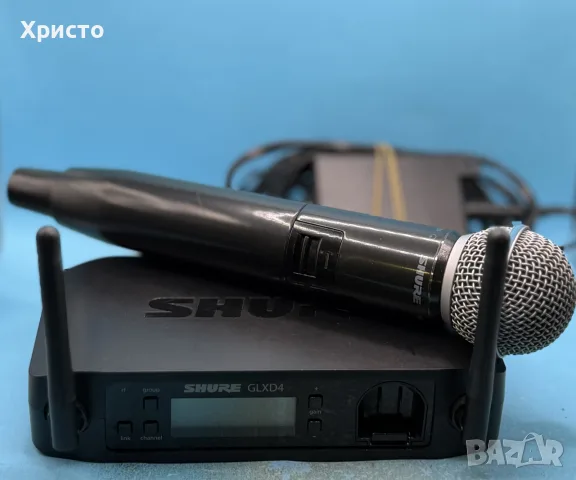 Безжична вокална система Shure GLX-D GLXD24/B58A Digital Wireless System – GLXD4 + BETA 58A, снимка 2 - Микрофони - 56078717