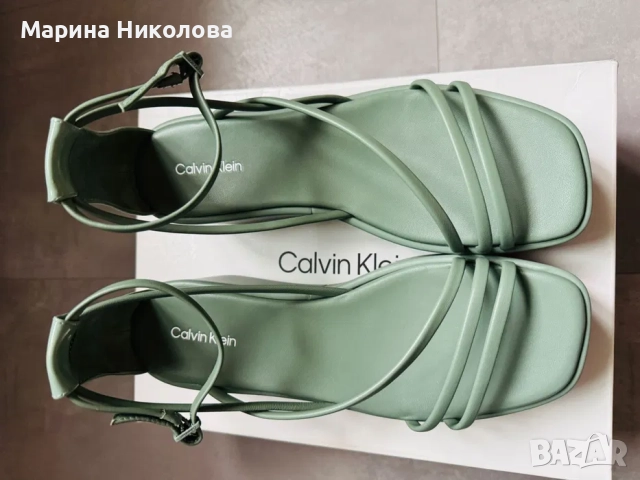 Сандали Calvin Klein естествена кожа