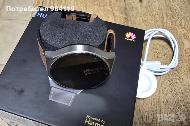 Часовник Huawei Watch GT 3 PRO, 46.6 mm, Leather Strap, Gray, снимка 2 - Мъжки - 52978607