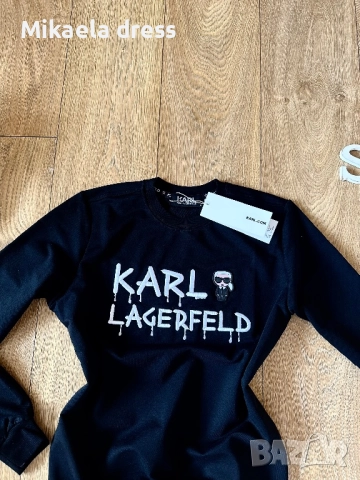 Разкошен ежедневен суичър Karl Lagerfeld, снимка 3 - Суичъри - 51939858