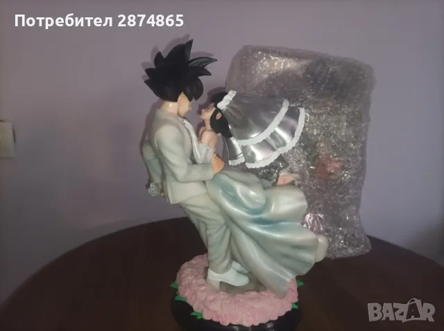 фигурка на dragon ball сватбата на гоку и чичи goku & chichi