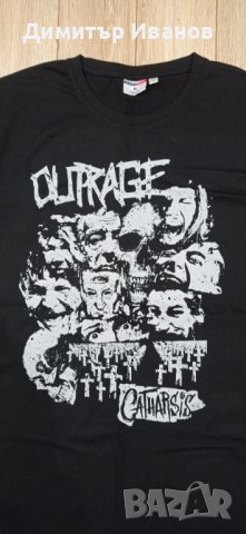 Тениска на Outrage - Catharsis, снимка 2 - Тениски - 38845298