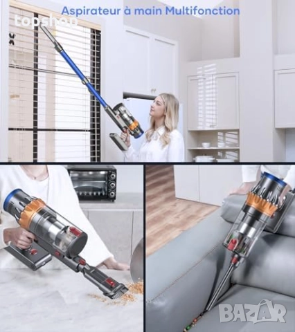 Чисто нова MIBODE Безжична прахосмукачка 550W/45kPa/65 минути Безжична прахосмукачка със смарт екран, снимка 8 - Прахосмукачки - 52694664