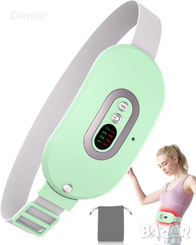 Топлинна подложка за менструални спазми - розов и зелен, снимка 2 - Други - 41421617