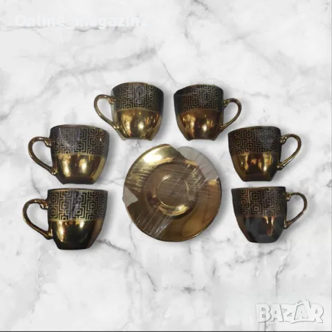 Изискан комплект за сервиране на кафе, снимка 1