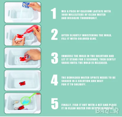 Комплект играчки, Aqua Fairy Water Elf, снимка 7 - Други - 49053045