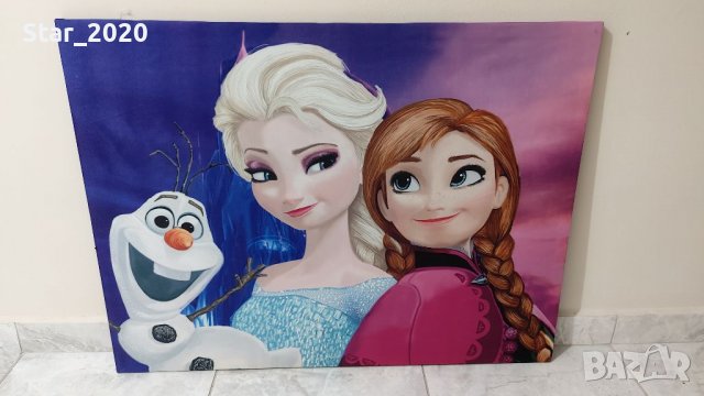 Светеща картина с LED осветление - Алис, снимка 1