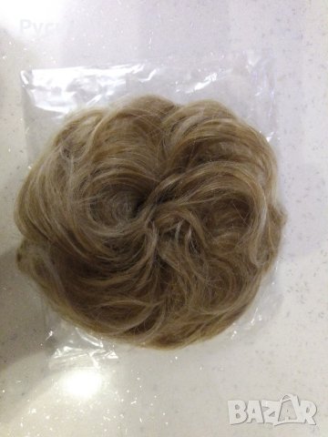 Ластик за коса, изкуствен косъм , снимка 8 - Аксесоари за коса - 39067934