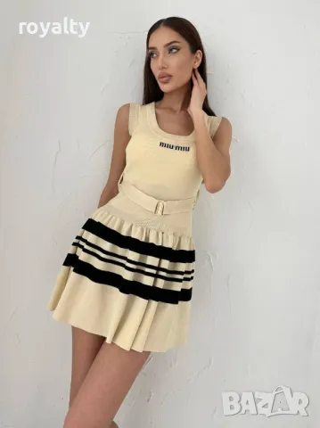 Miu Miu дамски рокли Два цвята , снимка 4 - Рокли - 49200583