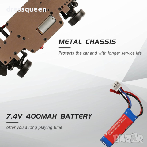 K969 Радиоуправляема дрифт кола с дистанционно, снимка 8 - Коли, камиони, мотори, писти - 44612392