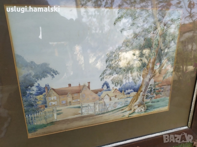 Стара картина, снимка 3 - Антикварни и старинни предмети - 52637192