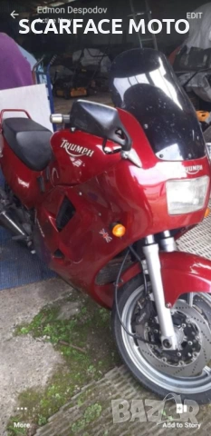 Мотор TRIUMPH 900 TROPHY 3 на части с документи, снимка 2 - Части - 53617865