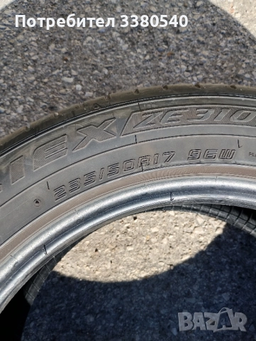 Летни гуми 2 броя-235/50/R17- 5.5мм грайфер , снимка 2 - Гуми и джанти - 52166623