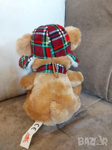 Плюшен мечок 🧸 25 см Amek НАМАЛЕНИЕ! Плюшено мече Амек мечо играчка мечка подарък заешки пух бежово, снимка 4 - Плюшени играчки - 48539791