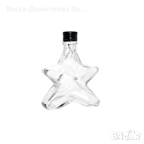 Бутилка звезда 100 мл, снимка 2 - Буркани, бутилки и капачки - 56166953