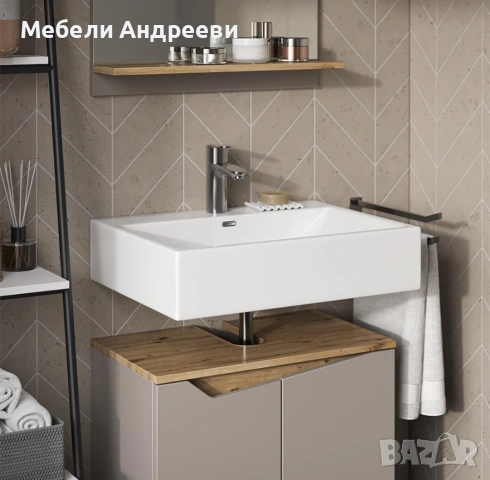 Шкаф за подмивка Vicco 6776, снимка 4 - Шкафове - 53767772