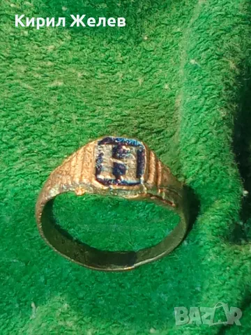 СТАРИНЕН САЧАНЕН ПРЪСТЕН с БУКВА МОНОГРАМ - Н Ръчна ИЗРАБОТКА САЧАН 32102, снимка 12 - Антикварни и старинни предмети - 47045718