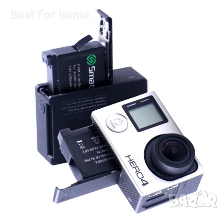 Комплект батерии и мултифункционално зарядно за GoPro Hero4, снимка 5 - Други - 48347857
