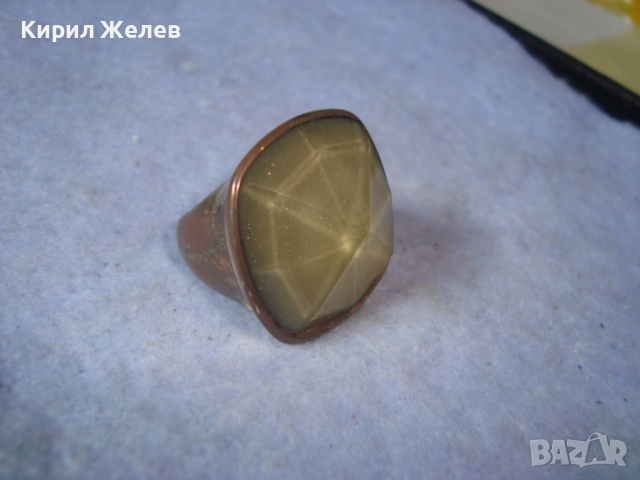 СТАР МЕДЕН РЕТРО АРТ ВИНТИДЖ СТИЛ ПРЪСТЕН 71358, снимка 11 - Пръстени - 36417987